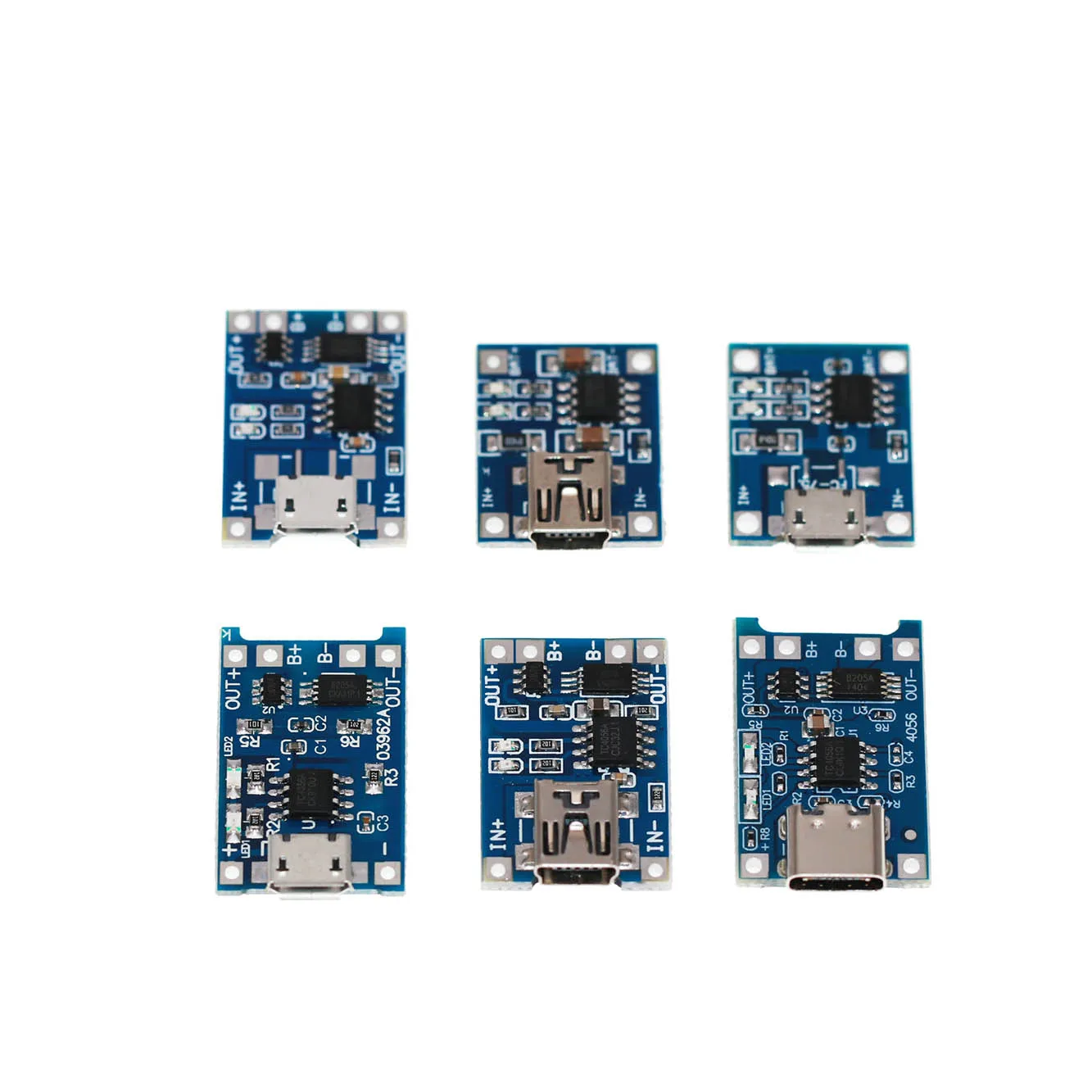 

1-5PCS 5V 1A 18650 Lithium Battery Charger Module Charging Board With Protection Dual Functions 1A Li-ion