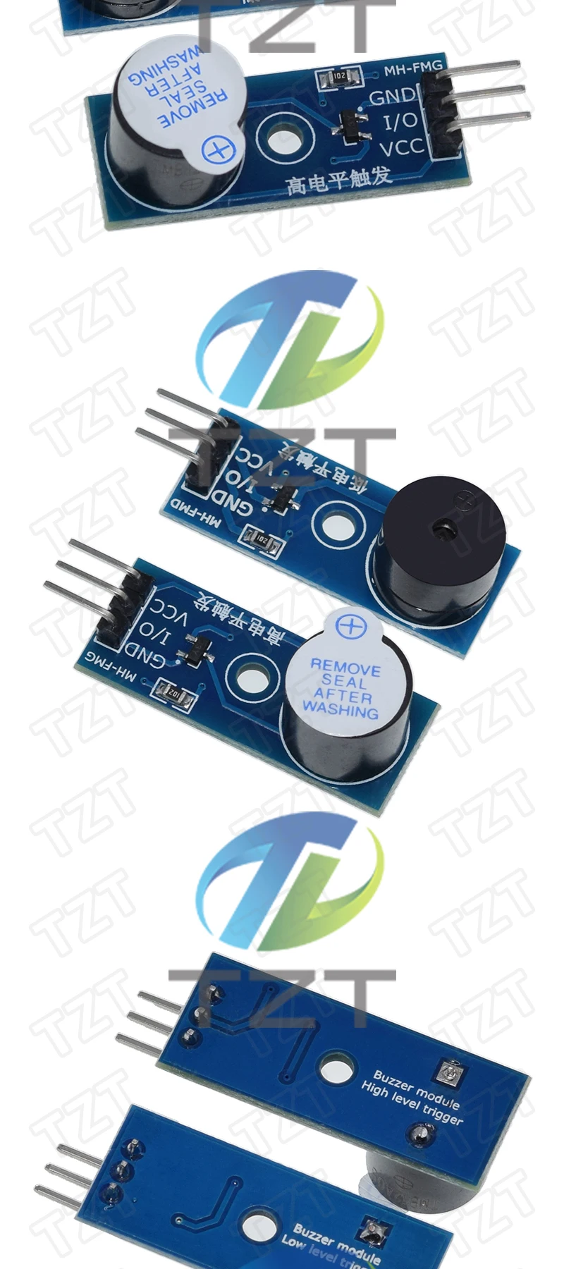 TZT Hochwertiges aktives/passives Summermodul für Arduino. Neues DIY-Kit, aktive Summer-Bogen-Bevel-Module für Arduino – Detail 5
