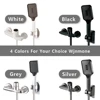 White Waterfall Bath Shower Faucet with Self-adhesive Hand Shower Hot Cold Water Mixer Tap Bathroom Faucet Tub Shower System Set 2