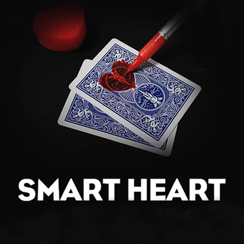 

Smart Heart by J.C Magic Magic Tricks Heart Disappearing Card Change Magia Magician Close Up Street Illusions Gimmicks Mentalism