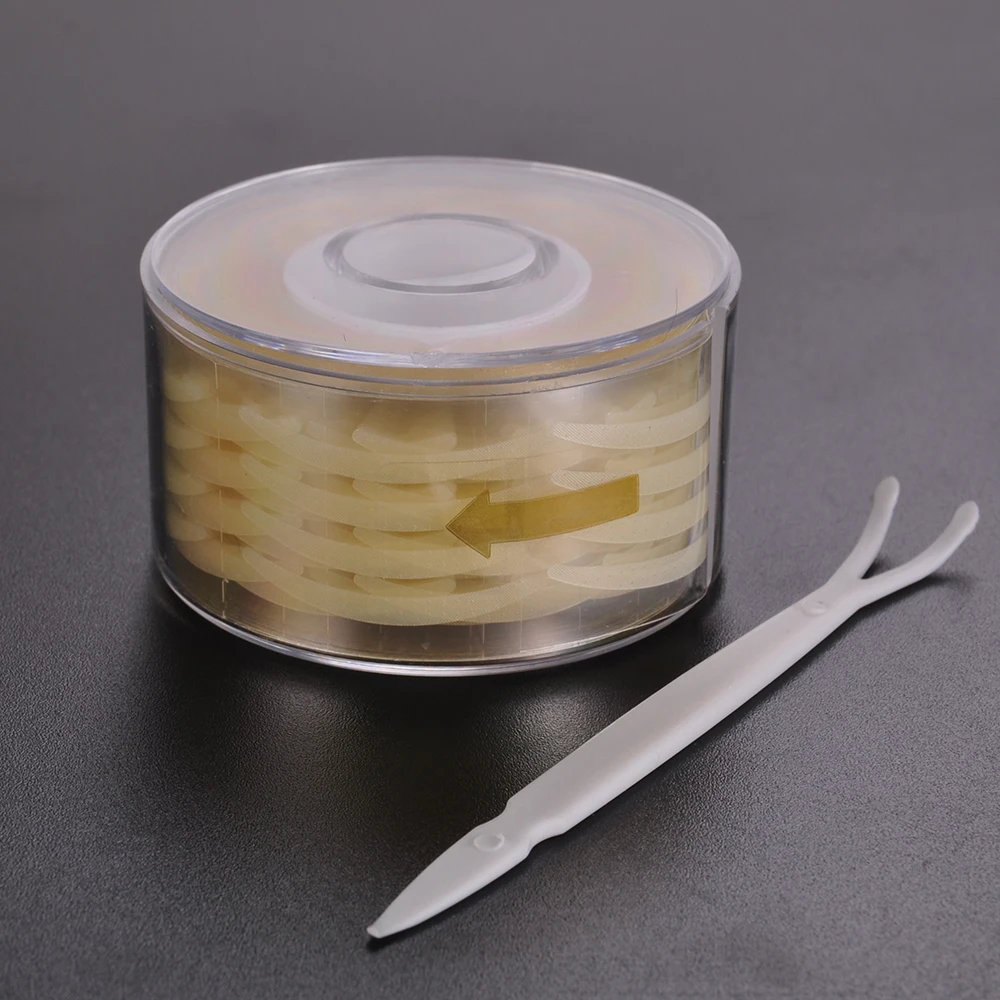 

600Pcs Eye Lift Strips Double Eyelid Tape Clear Gray Eyelid Stripe Big Eyes Invisible Double Fold Eyelid Sticker Makeup Tools