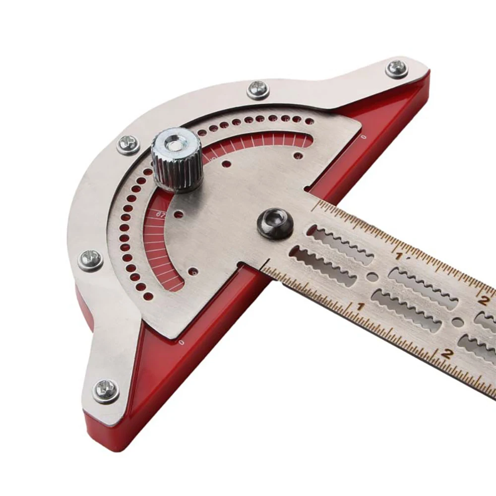 10/15/20 inch Woodworkers Edge Rule Protractor Woodworking Ruler Angle Measure Stainless Steel Carpentry Layout Carpenter Tools 4