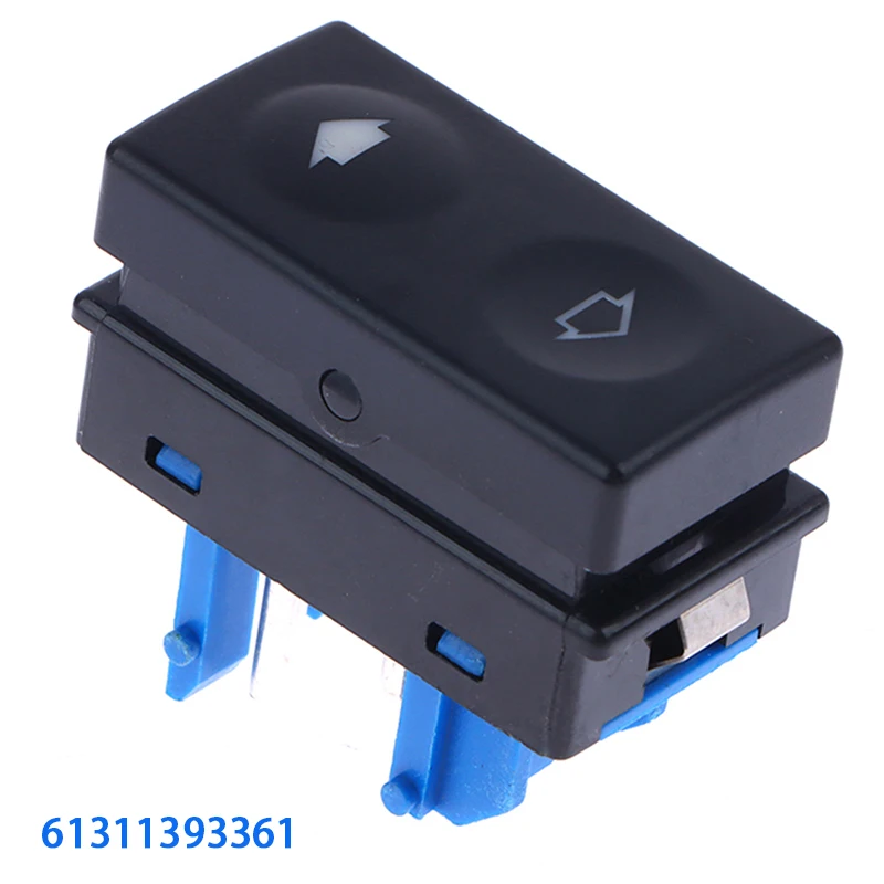 

61311393361 Power Car Window Control Switch Lifter Button Compatible With E36 3 Series 318iS 328i M3 Z3 Blue Base Car Accessory