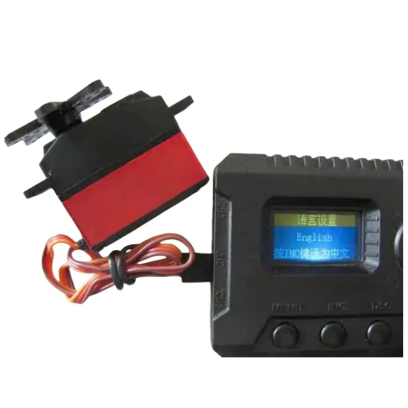 ABFN-TL80 RC 서보 테스터 RC 로봇 헬리콥터 자동차 서보 용 다기능 프로그래밍 가능한 디지털 스티어링 기어 성능