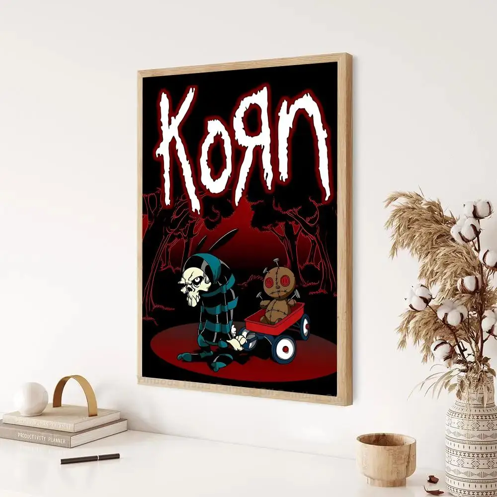 Poster Prints 1pc Korn Rock Band Music