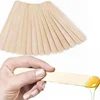 10pcs/set Woman Wooden Body Hair Removal Sticks Wax Waxing Disposable Sticks Beauty Toiletry Kits Wood Tongue Depressor Spatula 1