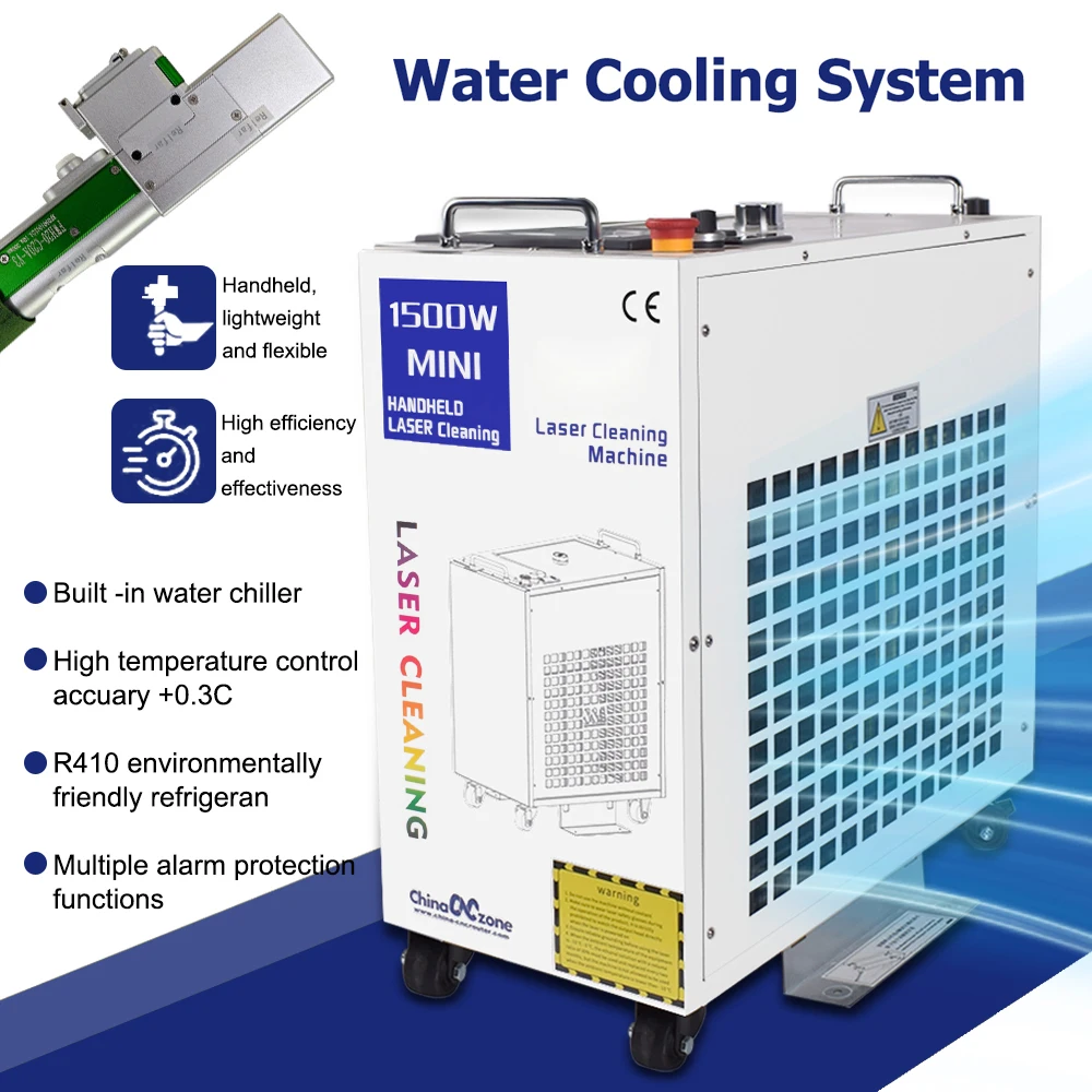 2000W Laser Cleaning Machine Cleaning Width 300MM Rust Removal Oil Paint for Metal Rust Removing Machine Laser Cleaner