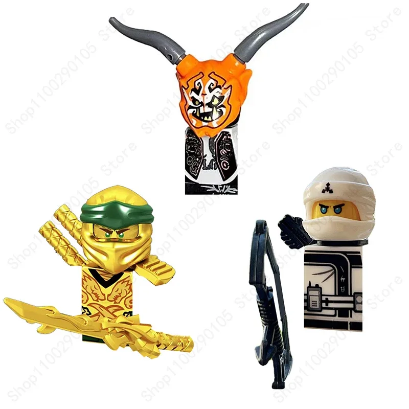 

Фигурка ниндзя из аниме Vengestone Guard, кирпичи для кукол, фильмы, мини-фигурки, фигурки, сборные блоки, игрушки, модель, подарки для детей