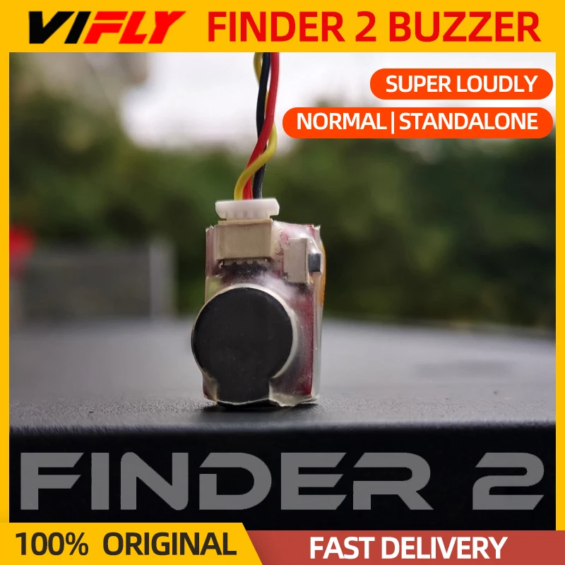S1f5d833e509d435eb134d57471cc8cbd9.jpg VIFLY Finder 2 V2 Buzzer Tracker modèle perdu bip alarme batterie intégrée pour avion RC FPV quadrirotor Drone de course