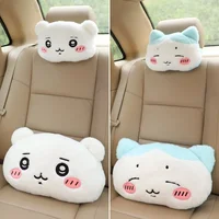 Kawaii Anime Headrest Back Cushion Chiikawa Hachiware Usagi Cartoon Pillow Sofa Bed Car Decor Comfortable Gifts Girl 1