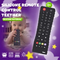 1PC Silicone Baby Toys TV Remote Control Shape Teether Toy BPA Free Silicone Teething Chewing Toy Sensory Baby Accessories 1