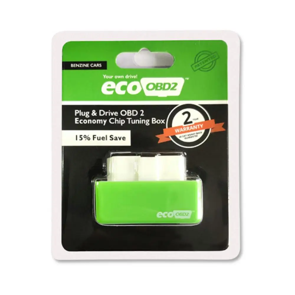 Fuel Saver 1PCS Eco OBD OBD2 Universal Benzine Economy Tuning Box Chip Device For Petrol Car Gas Saving