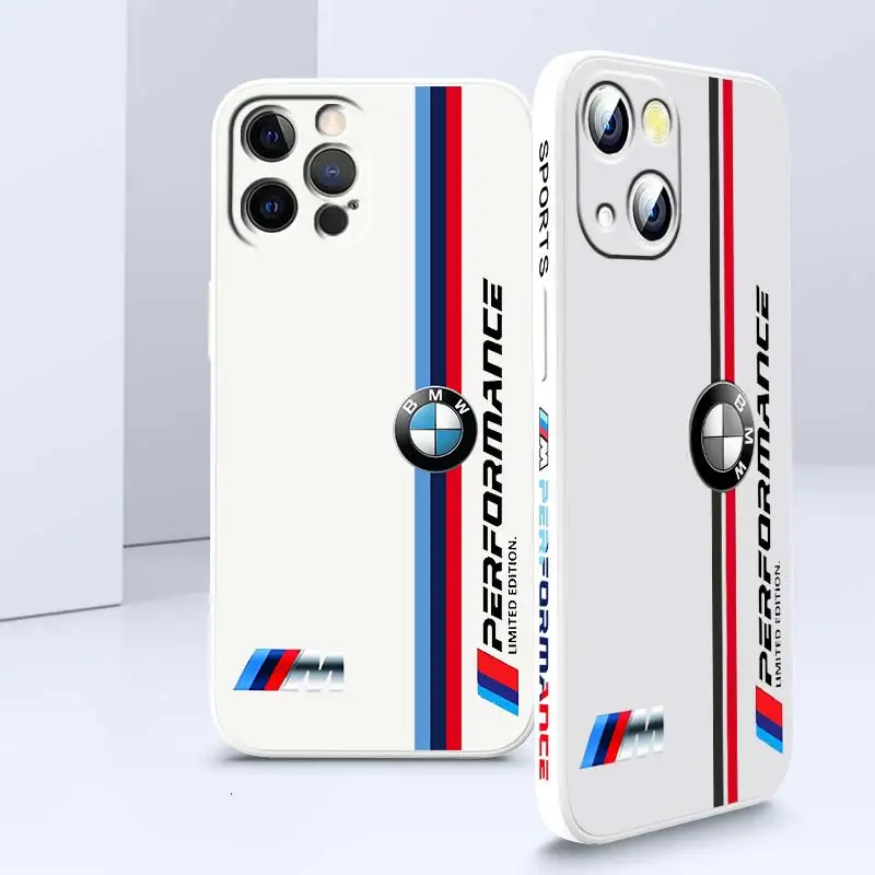 Sports BMW Car Luxury Logo Phone Case - Compatible with Apple iPhone 14, 13, 12 min