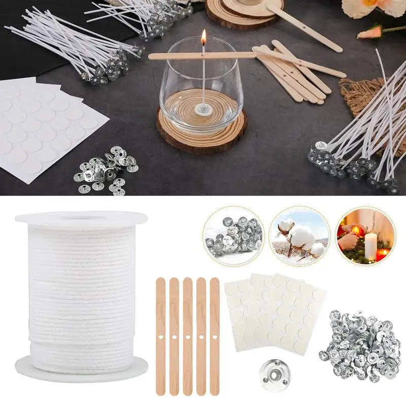 Long Lasting Cotton Candle Wicks Kit