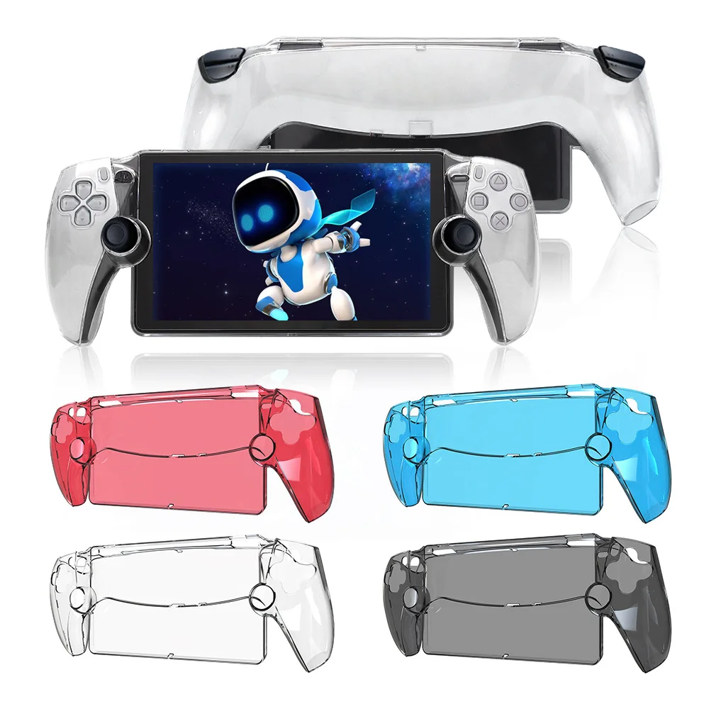 For PS5 Portal Transparent PC Case Anti-Scratch Protector Cover Shockproof Washable Gamepad Skin Sleeve For Playstation Portal
