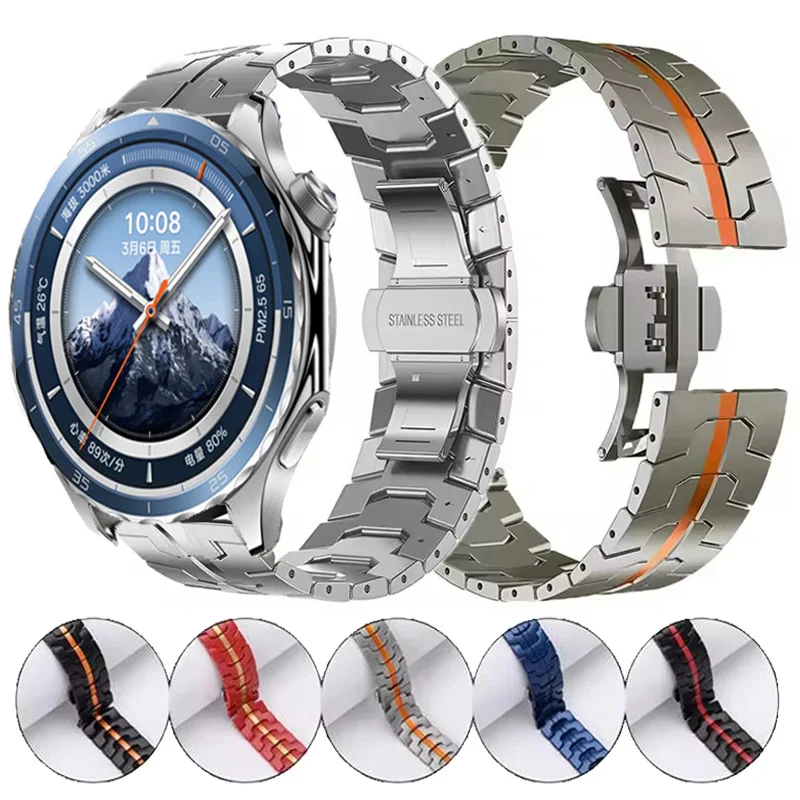 Stainless Steel Metal Wrist Strap - 22mm Premium Band