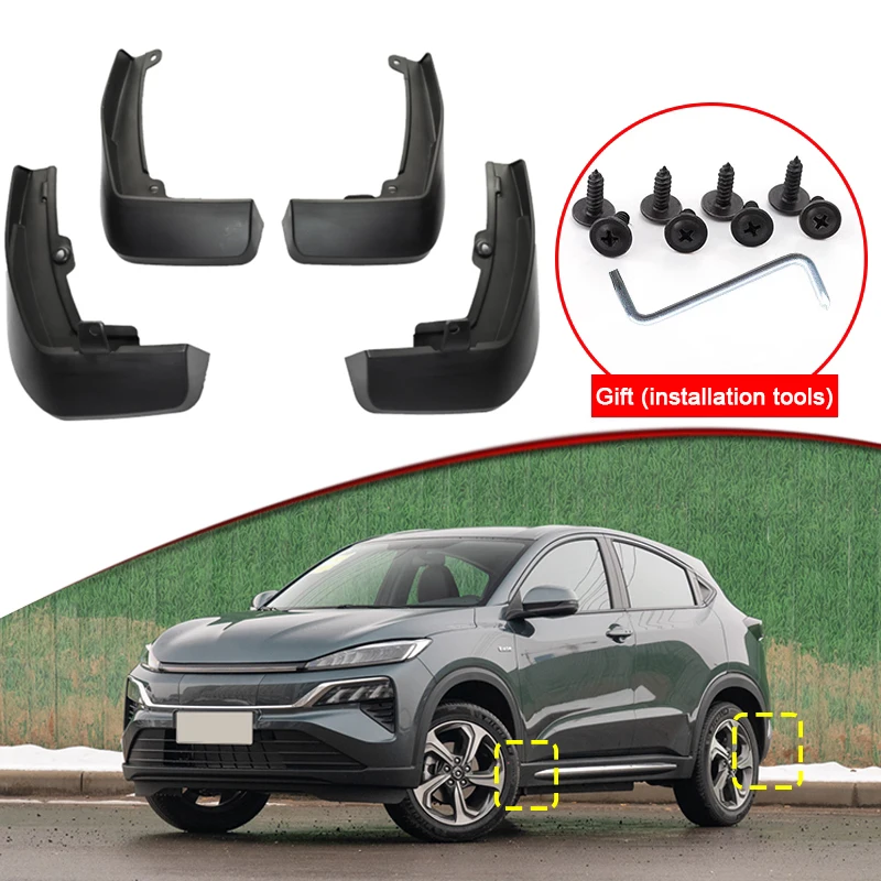 

Car Styling For Honda Ciimo MNV M-NV 2021-2023 ABS Car Mud Flaps Splash Guard Mudguards MudFlaps Front Rear Fender Accessories