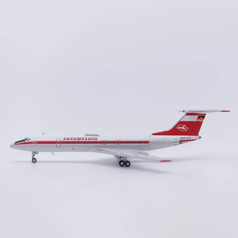 Diecast 1/400 Scale TU-134A A134 Interflug DDR-SCP Airlines Plane