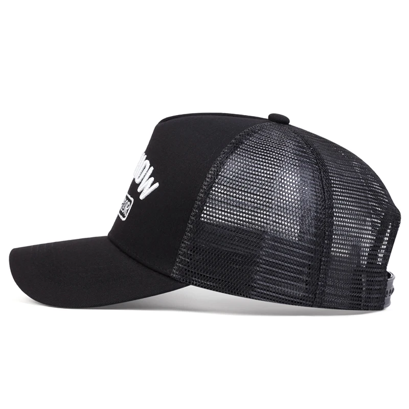 Unisex SCHIFF SHOW Brief Stickerei Baseball Net Caps Frühling und Sommer Outdoor Einstellbare Casual Hüte Sonnenschutz Hut Sport Kappe – Detail 3
