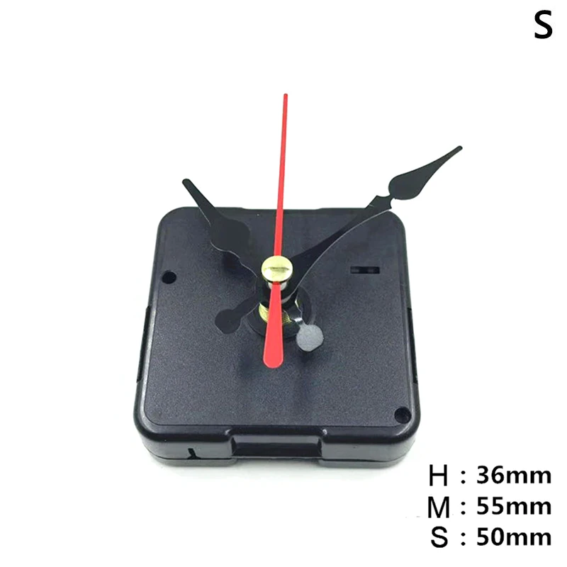 1 Set Hanging DIY Quartz Watch Silent Wall Clock Movement Quartz Repair Movement Clock Mechanism Parts Clock Parts with Needles