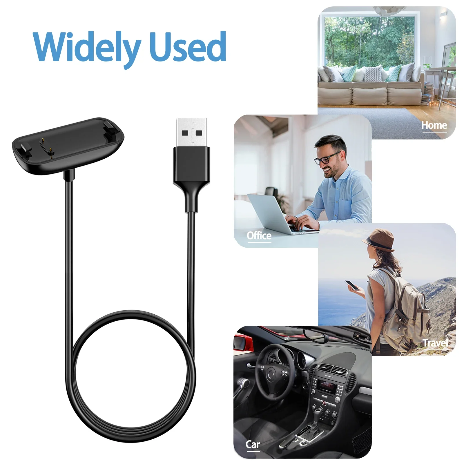 Compact Type C USB Charger Cable and Cradle Dock