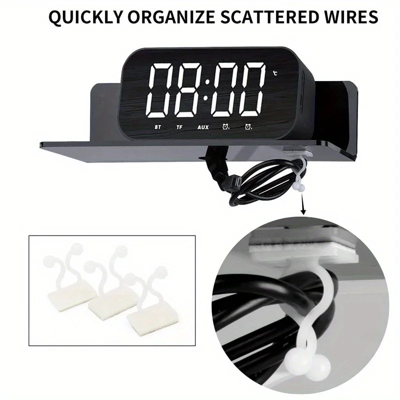 Storage Shelf Wall Mounted Shelf Acrylic Display Shelves Clock Speaker Organizer Stand Floating Storage Rack For Living Room Bedroom Bathroom storage rack,storage shelf