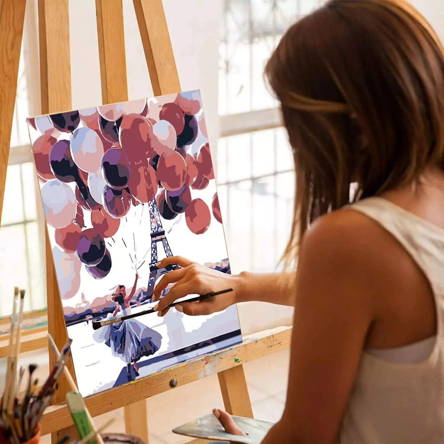 Painting by numbers 60x75cm Canvas DIY