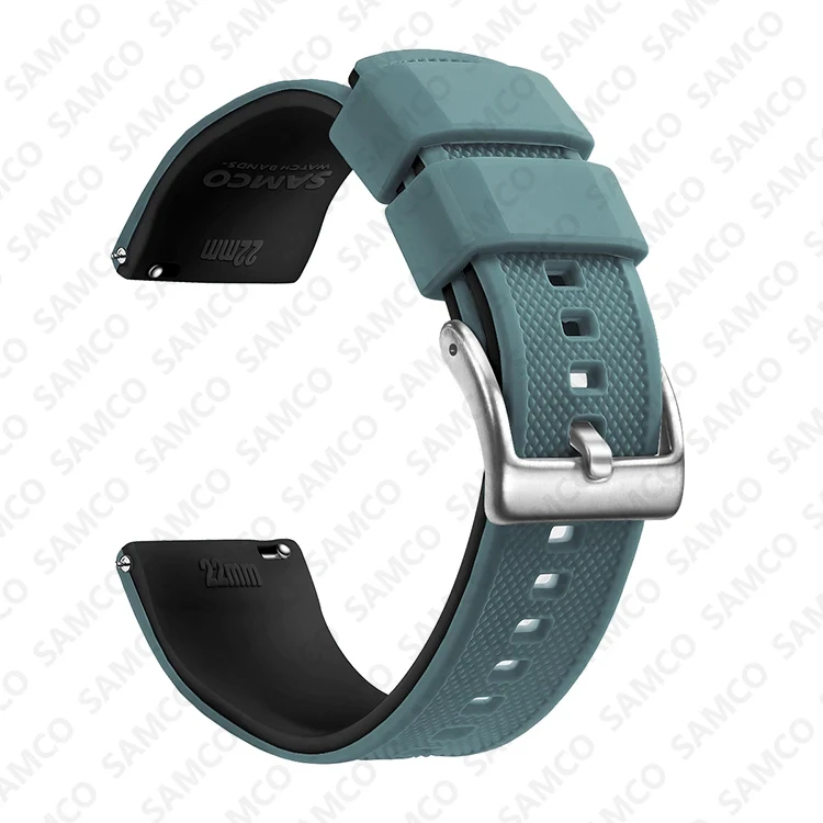 Enhanced Quick Release Silicone Watch Strap - Premium Rubber Band Replacement