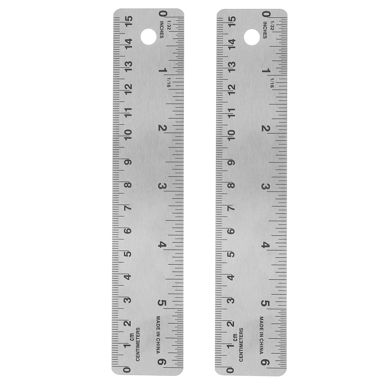 Soft Rulers 2Pcs Stainless Steel Ruler With Cork Back Precision Measurement Tool Straight Edge Drafting Supplies