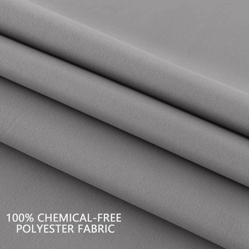 French Door Curtains Rod Pocket Blackout Curtain for Doors with Glass Window Kitchen and Patio Doors for Privacy 1 Curtain Panel 5