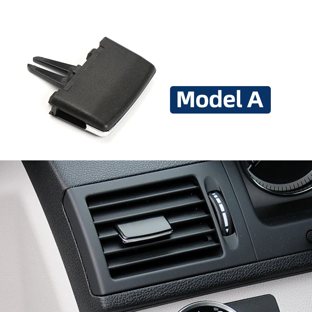 AC Griglia di Sfiato Clip di Cursore Auto Anteriore Aria Condizionata Per Mercedes W204 X204 Per Benz C GLK Classe C180 C200 GLK300 2007-2015 - Image 2