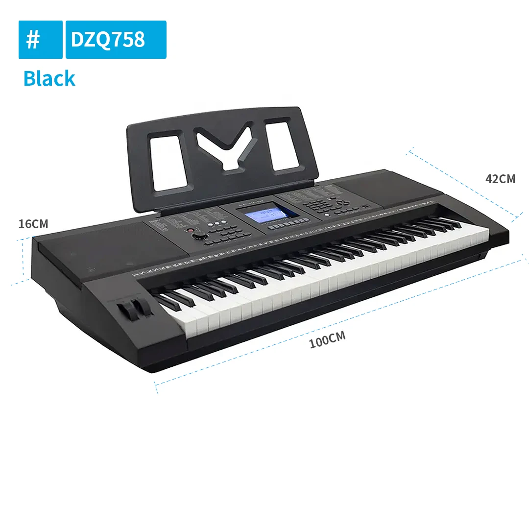 Professional Musical Keyboard Midi Controller Electronic Piano Music Synthesizer Digital 61 Keys Organ Instruments