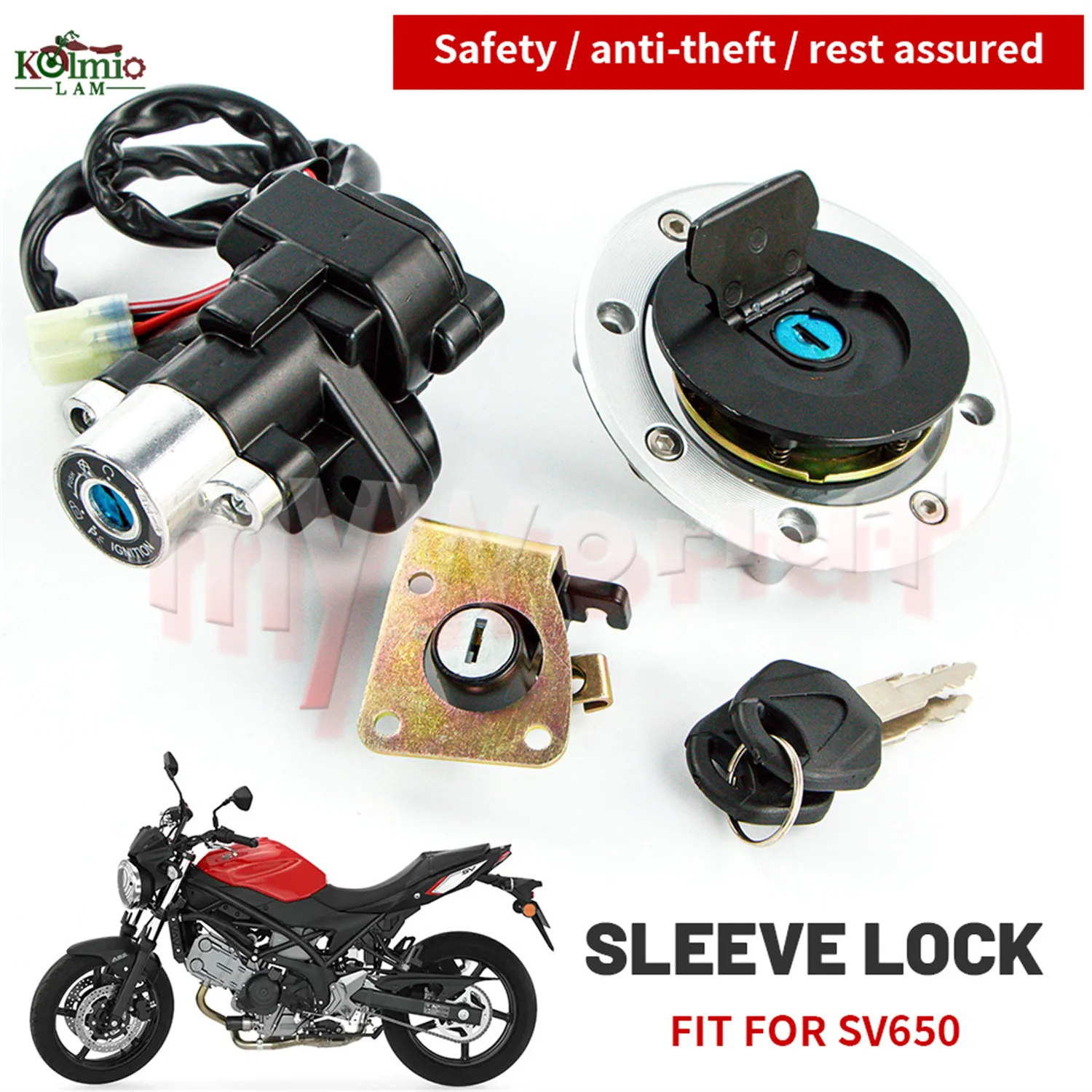 Fit For Suzuki Katana Gsx600f Gsx750f Gsx1200 Gsx1400 Gas Cap Lock Key