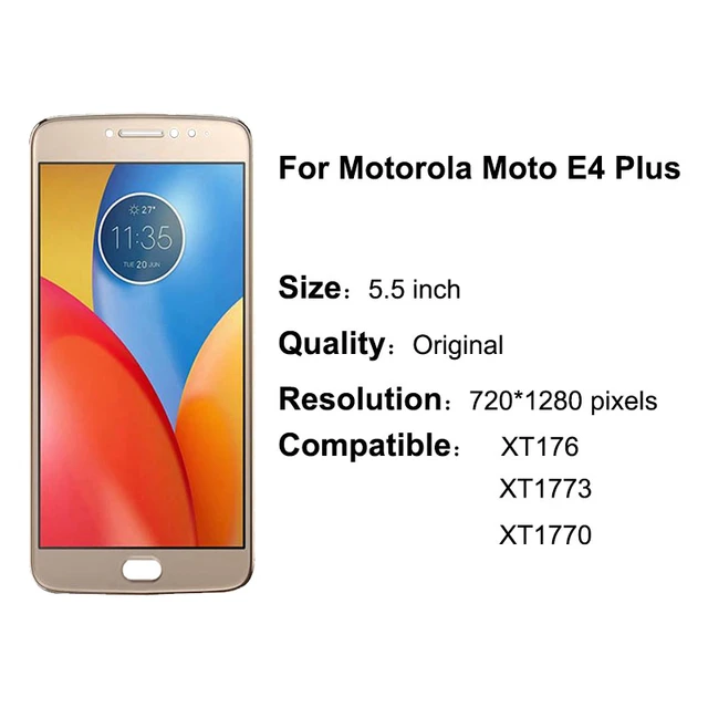 Tela Display Lcd Motorola Moto E4 Plus Xt1773 Xt1770