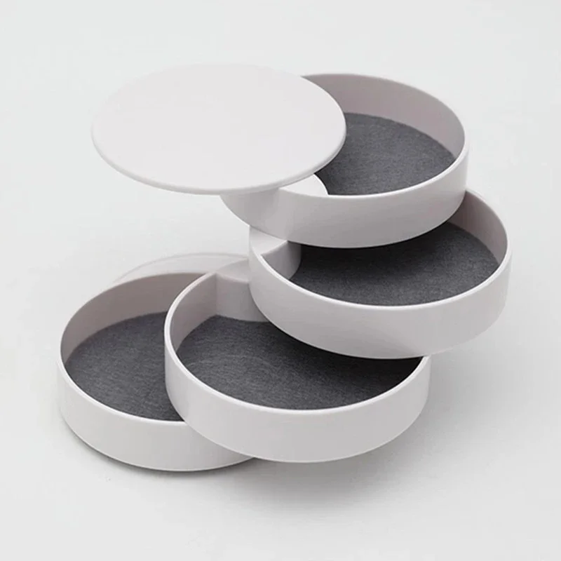 Jewelry Organizer For Big And Small Jewelry 4-Tier Rotatable Modern Style Holder Home Decoration