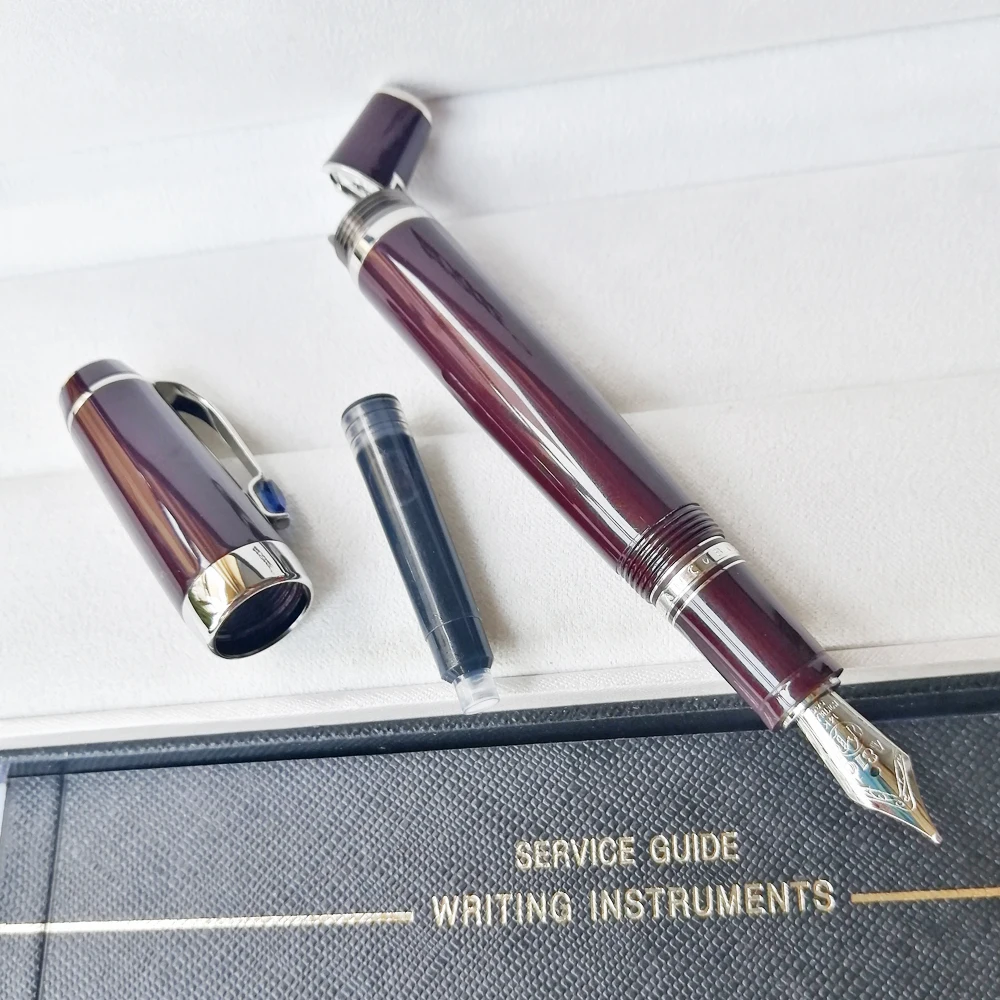 

PPS Limited Edition Bohemies Fountain Pen Classic Extend-Retract Nib Top High Quality 14K Writing With Diamond And Serial Number