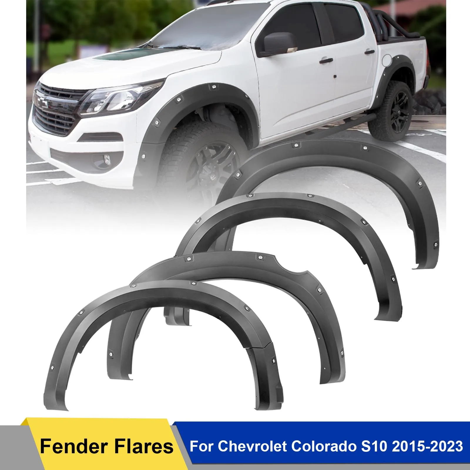 FenderFlaresMudguardsWheelArchforChevroletColoradoS1020152023