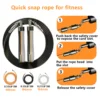 Jump Rope Fitness Workout Weighted Handle crossfit rope gym Boxing professional Men Women Sports exercise weights 4