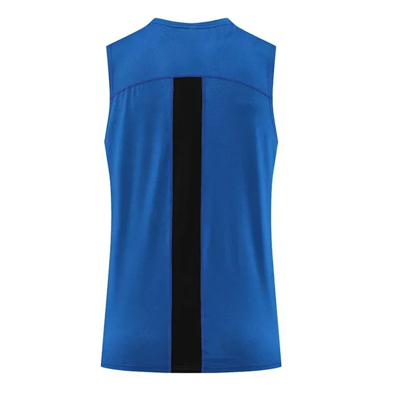 Men Quick Dry Running Vest Fitness Training Street Style Muscle Workout Gym Fittness Tank Top Basketball Drill Shirt Jersey