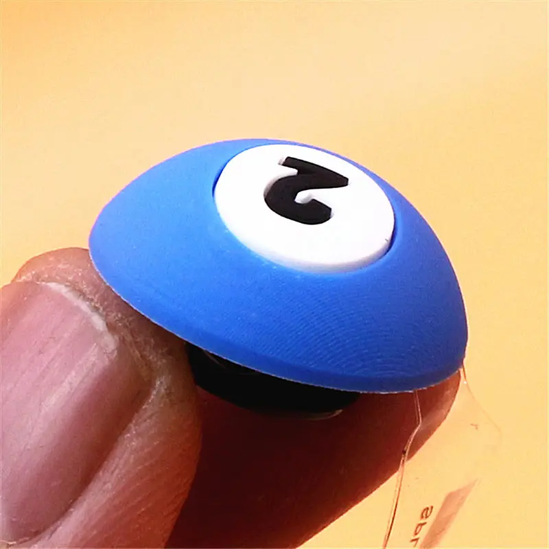 원래 1pcs 당구 모양 PVC 구두 매력 액세서리 3D 블랙 8 블루 2 오렌지 5 공 청바지 핀 상단 장식 버클