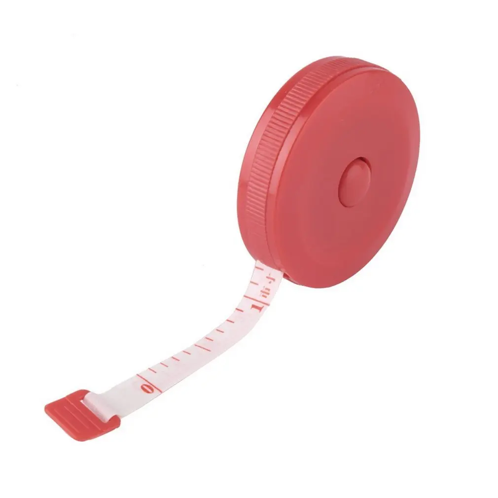 Retractable Soft Tape Measure 60-Inch 1.5 Meter Round Plastic Measuring  Tape Random Color