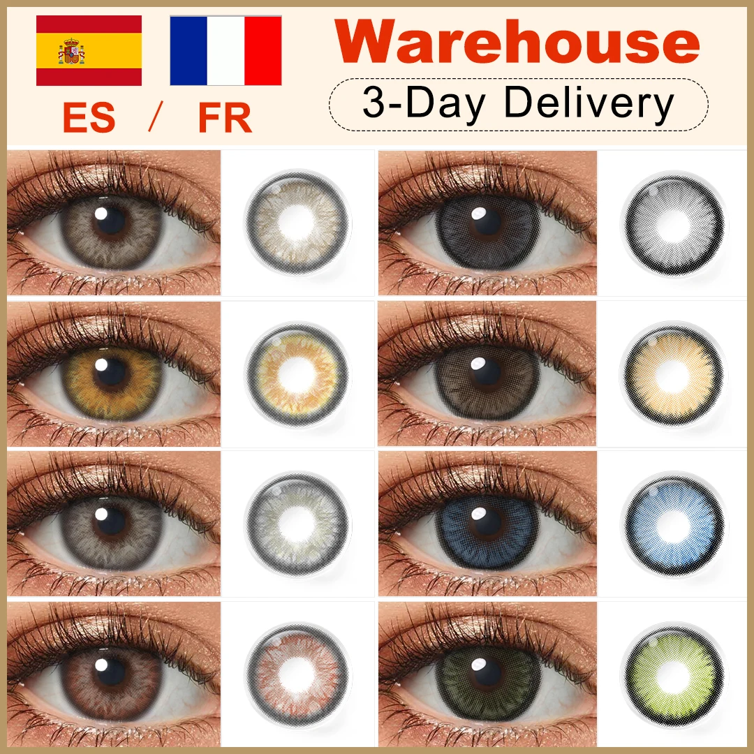 kleurlenzen,lenzen kleur,Een jaar gebruik, 14,5 grote diameter, blauw, groen, bruin gekleurde contactlenzen _ - AliExpress Mobile