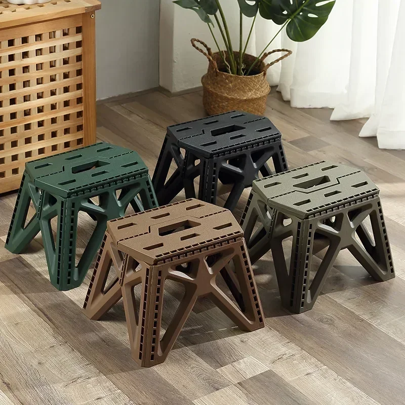 Outdoor Small Stool Portable Folding Stool High Load Bearing Durable Small Chair Fishing Beach Camping folding stool