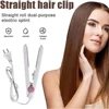 New Mini Hair Straightener Flat Iron Ceramic Curling Iron Short Hair Portable Dual-Use Curler Hair Styling Care For Traveling 3