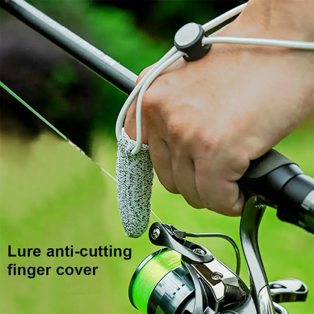 Wear-resistant and Anti Cutting Control Line Fishing Gloves Luya Finger Cots Long-range Single Finger Gloves Outdoor Fishing