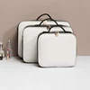Waterproof PU Leather Cosmetic Bag Professional Large Capacity Storage Make up Handbag Case Travel Toiletry Makeup bag For Women 6