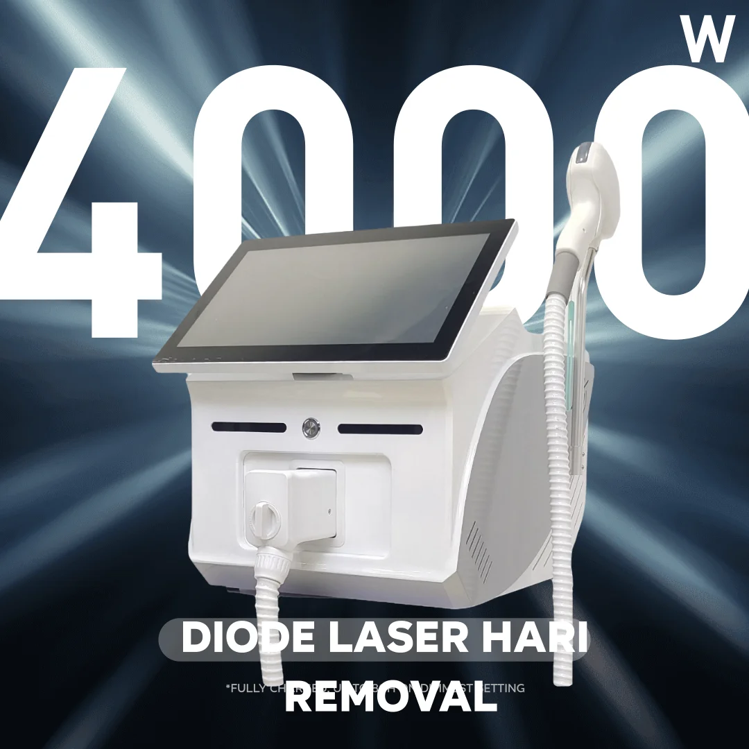 Professional 3 Wave Diode Laser Body Face Hair Removal Machine 2025 Portable Soprano Titanium 3000W Epilator Skin Care 4000w 2