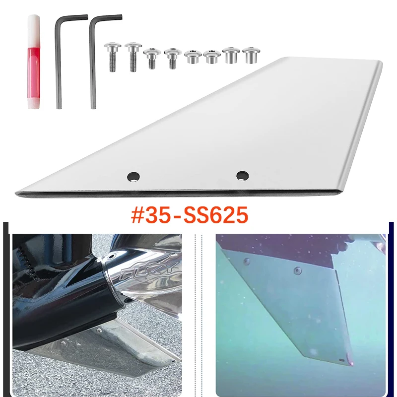 

35-SS625 Skeg Guard Safe-Skeg Protector Tool Fit for Marine Yamaha Honda Mercury/Mariner Force Nissan Tohatsu Outboard Engines