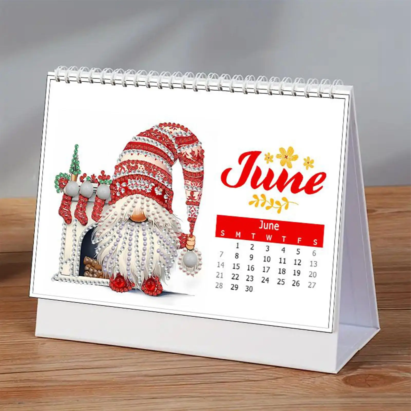 Diamond Art Calendar Kits 2026 Christmas Gnome Home Decor Christmas Diamond Art Calendar For Holiday Birthday Party Offices Home