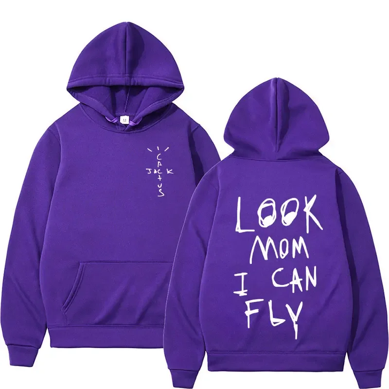 thumbnail image 1 of Sudadera con capucha para hombre y mujer, suéter con estampado de álbum rapero, Cactus Jack, moda informal, estilo Hip Hop, ropa de calle de gran tamaño, 1 of 5